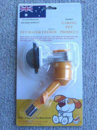 SIPPER SPOUT FOR BOTTLE,SUIT DOG CRATE/GUINEA PIG HUTCH